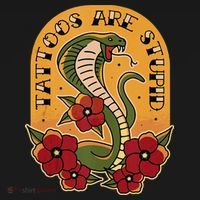 Tattoos Are Stupid Doggie Tank thumb 4