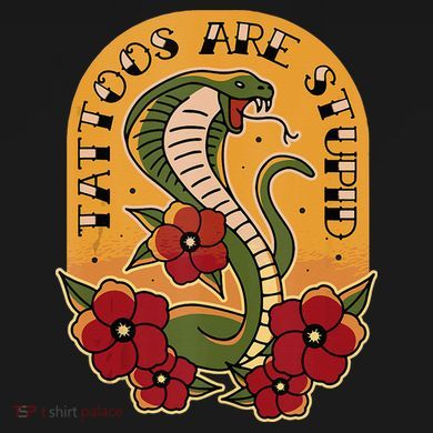 Tattoos Are Stupid Hooded Wearable Blanket