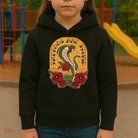 Tattoos Are Stupid Kids Hoodie thumb 3