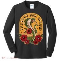 Tattoos Are Stupid Kids Long Sleeve Shirt thumb 0