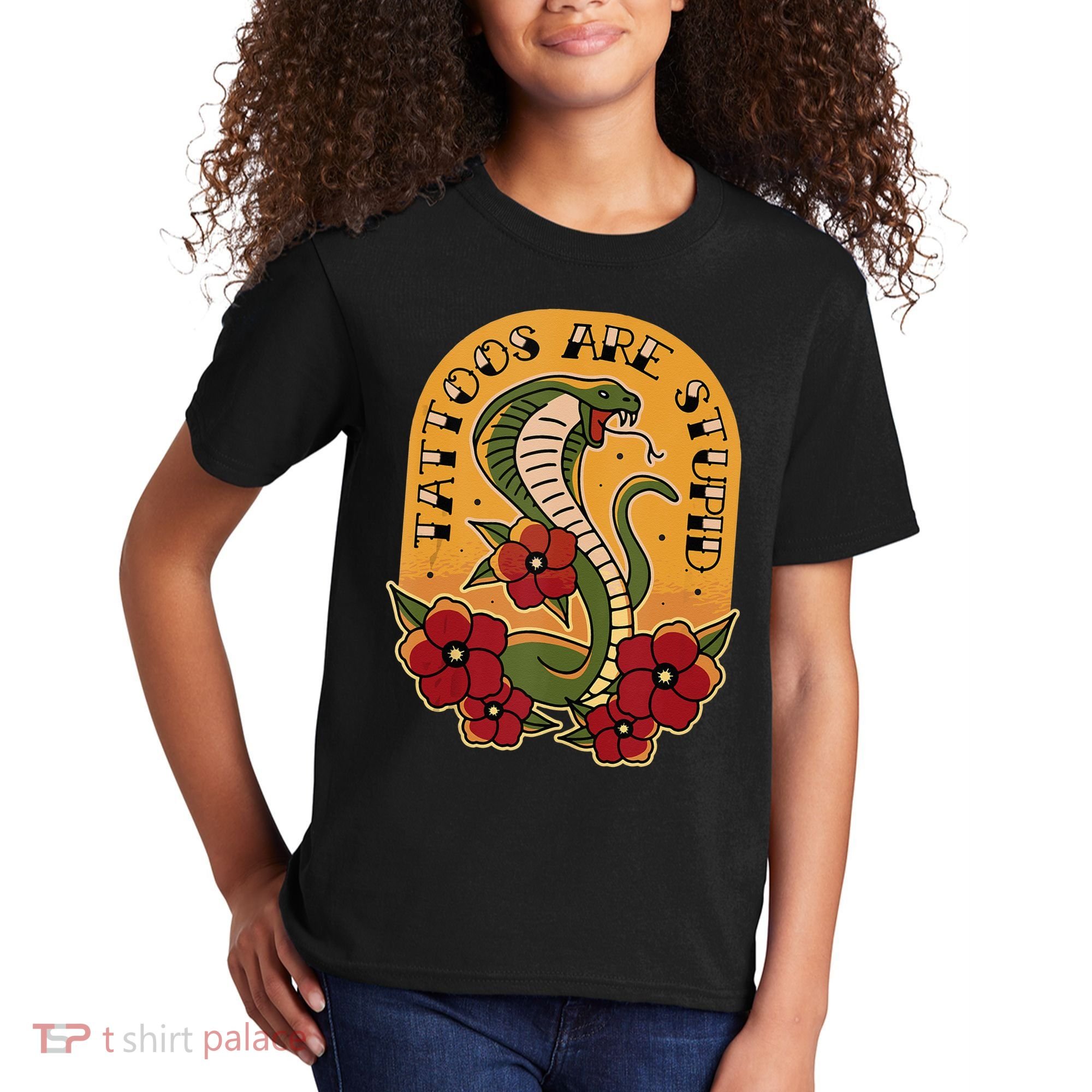 Tattoos Are Stupid Kids T-Shirt