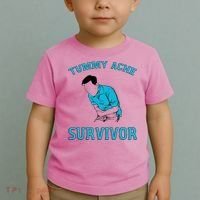 Tummy Ache Survivor Toddler T-Shirt thumb 2