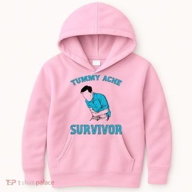 Tummy Ache Survivor Kids Hoodie
