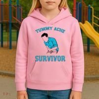 Tummy Ache Survivor Kids Hoodie thumb 3