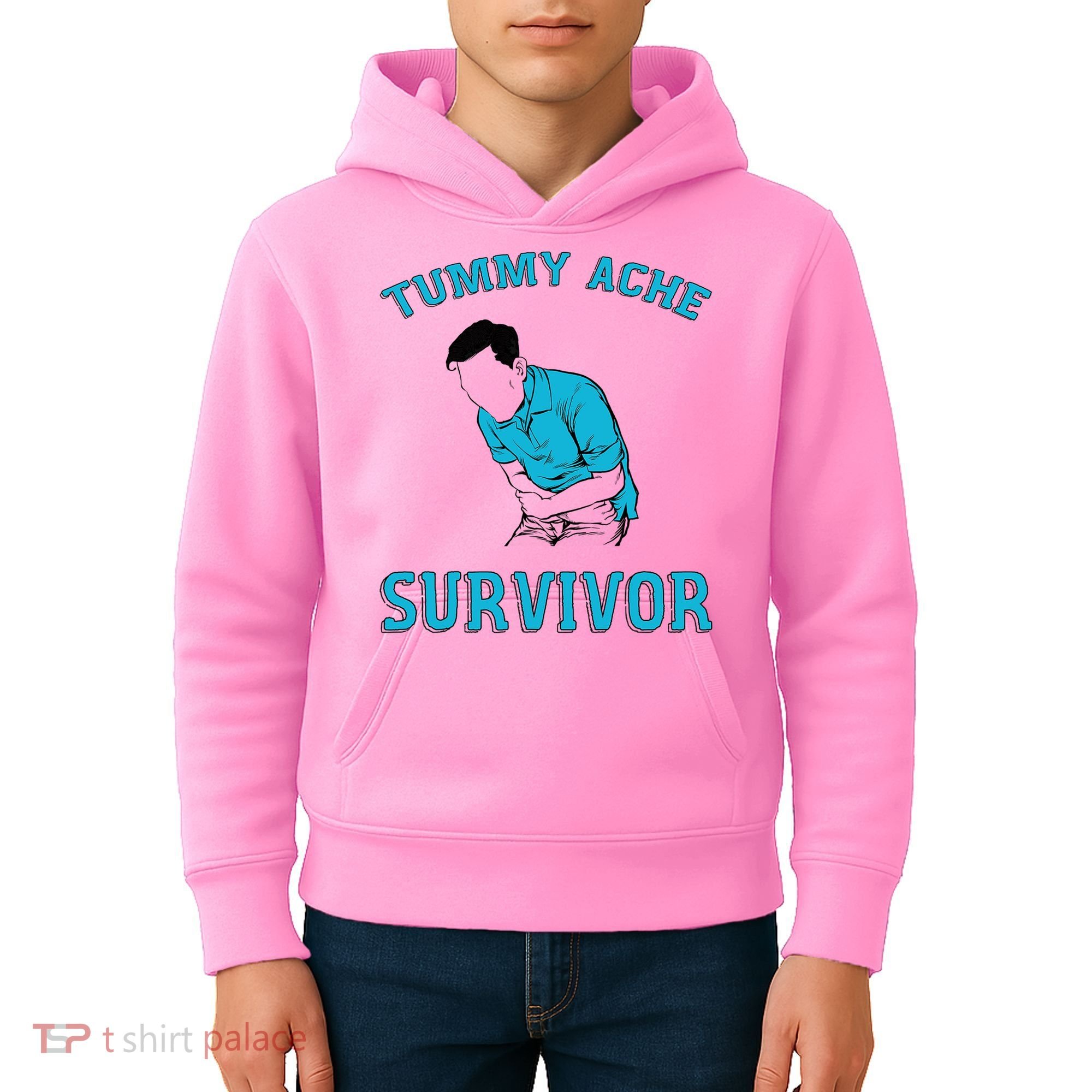Tummy Ache Survivor Kids Hoodie
