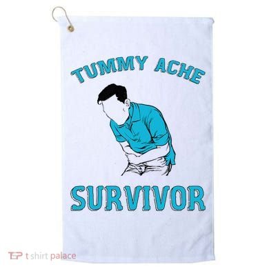 Tummy Ache Survivor Golf Towel