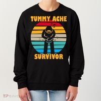 Tummy Ache Survivor Funny Retro Women's Sweatshirt thumb 0