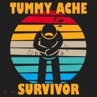 Tummy Ache Survivor Funny Retro Hat thumb 2