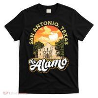 The Alamo San Antonio Texas Mission Vintage Retro Remember T-Shirt thumb 0