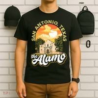 The Alamo San Antonio Texas Mission Vintage Retro Remember T-Shirt thumb 6