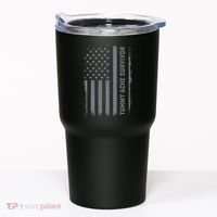 Tummy Ache Survivor IBS Stomach Ache US Flag Tumbler thumb 0