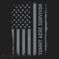 Tummy Ache Survivor IBS Stomach Ache US Flag Tumbler thumb 3