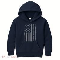Tummy Ache Survivor IBS Stomach Ache US Flag Kids Hoodie thumb 0