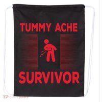Tummy Ache Survivor Hilarious Tummy AcheTummy Ache Drawstring Bag thumb 0