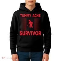 Tummy Ache Survivor Hilarious Tummy AcheTummy Ache Kids Hoodie thumb 4