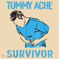 Tummy Ache Survivor Shirt Stomachache IBS Funny Women Tote Bag thumb 4