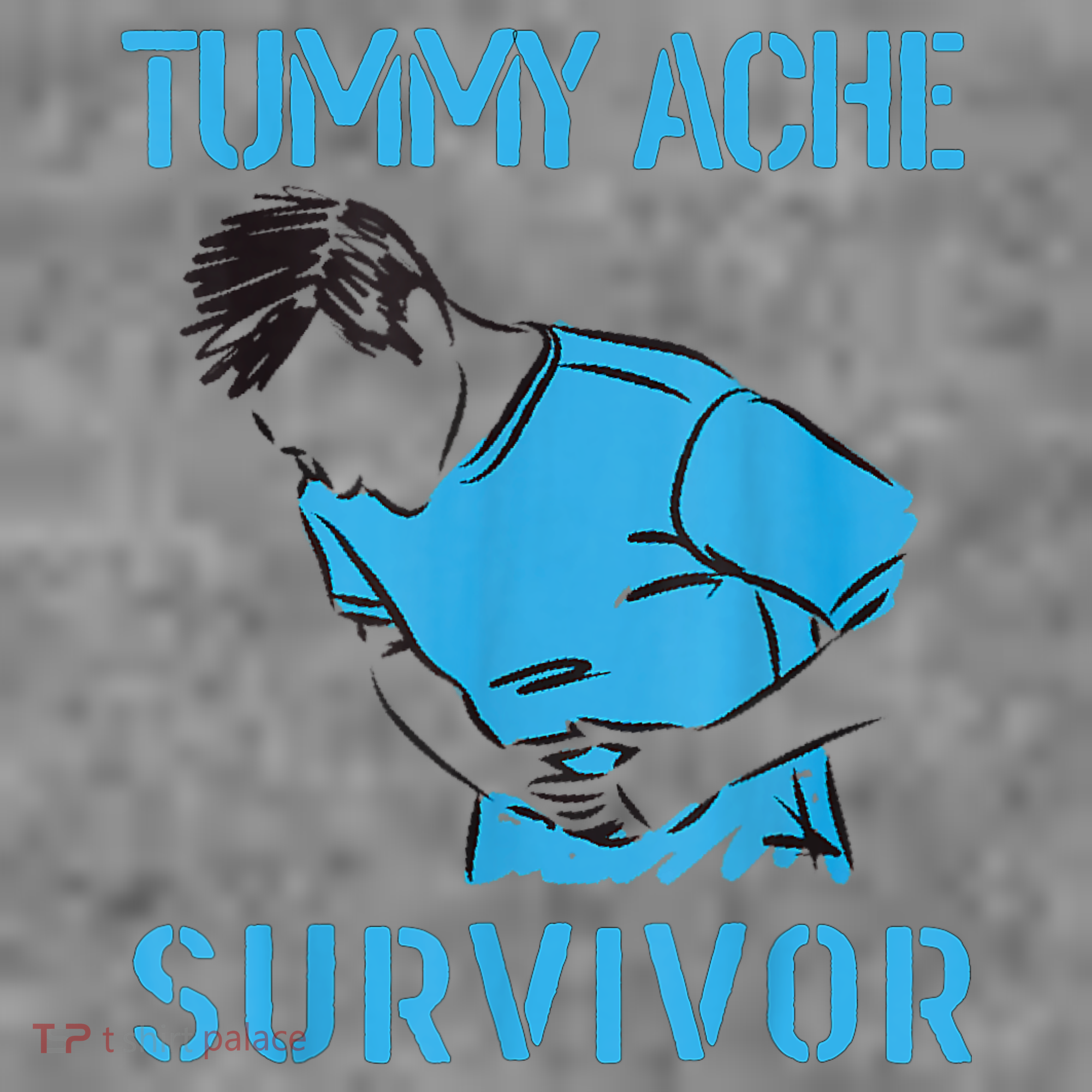 Tummy Ache Survivor Shirt Stomachache IBS Funny Women Toddler Hoodie