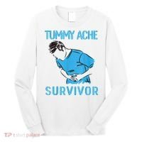 Tummy Ache Survivor Shirt Stomachache IBS Funny Women Long Sleeve Shirt thumb 0