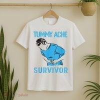 Tummy Ache Survivor Shirt Stomachache IBS Funny Women T-Shirt thumb 2