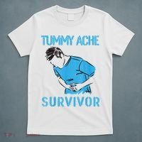 Tummy Ache Survivor Shirt Stomachache IBS Funny Women T-Shirt thumb 5