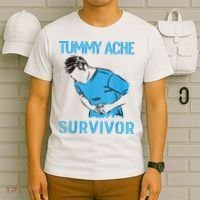 Tummy Ache Survivor Shirt Stomachache IBS Funny Women T-Shirt thumb 6