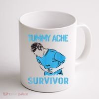 Tummy Ache Survivor Shirt Stomachache IBS Funny Women Coffee Mug thumb 1