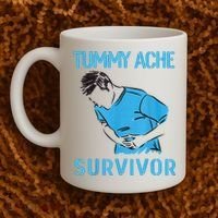 Tummy Ache Survivor Shirt Stomachache IBS Funny Women Coffee Mug thumb 2