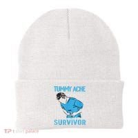 Tummy Ache Survivor Shirt Stomachache IBS Funny Women Beanie thumb 0