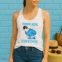 Tummy Ache Survivor Shirt Stomachache IBS Funny Women Women's Tank Top thumb 2