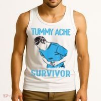 Tummy Ache Survivor Shirt Stomachache IBS Funny Women Tank Top thumb 3