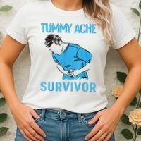 Tummy Ache Survivor Shirt Stomachache IBS Funny Women Women's T-Shirt thumb 2