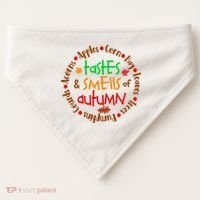 Tastes And Smells Of Autumn USA-Made Doggie Bandana thumb 0