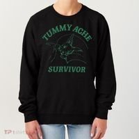 Tummy Ache Survivor Funny Rabbit Meme Bunny Lover Women's Sweatshirt thumb 0