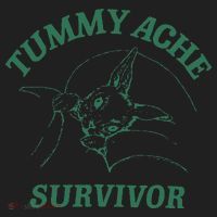 Tummy Ache Survivor Funny Rabbit Meme Bunny Lover Beanie thumb 2