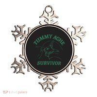 Tummy Ache Survivor Funny Rabbit Meme Bunny Lover Ornament thumb 0