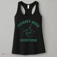 Tummy Ache Survivor Funny Rabbit Meme Bunny Lover Women's Tank Top thumb 3