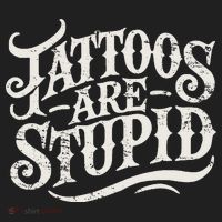 Tattoos Are Stupid. Funny Tattoo Artist Humor Beanie thumb 2