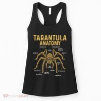 Tarantula Anatomy Spider Arthropod Arachnid Arachnophile Women's Tank Top thumb 0