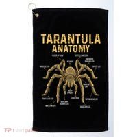 Tarantula Anatomy Spider Arthropod Arachnid Arachnophile Golf Towel thumb 0
