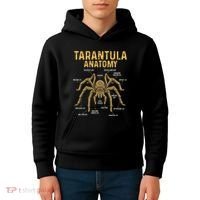 Tarantula Anatomy Spider Arthropod Arachnid Arachnophile Kids Hoodie thumb 4