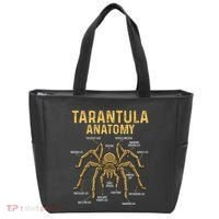 Tarantula Anatomy Spider Arthropod Arachnid Arachnophile Tote Bag thumb 0