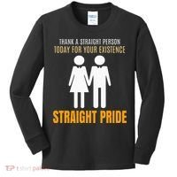 Thank A Straight Person Today For Your Existence Kids Long Sleeve Shirt thumb 0