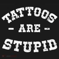 Tattoos Are Stupid Sarcastic Ink Addict Tattooed Western Women's Tank Top thumb 5