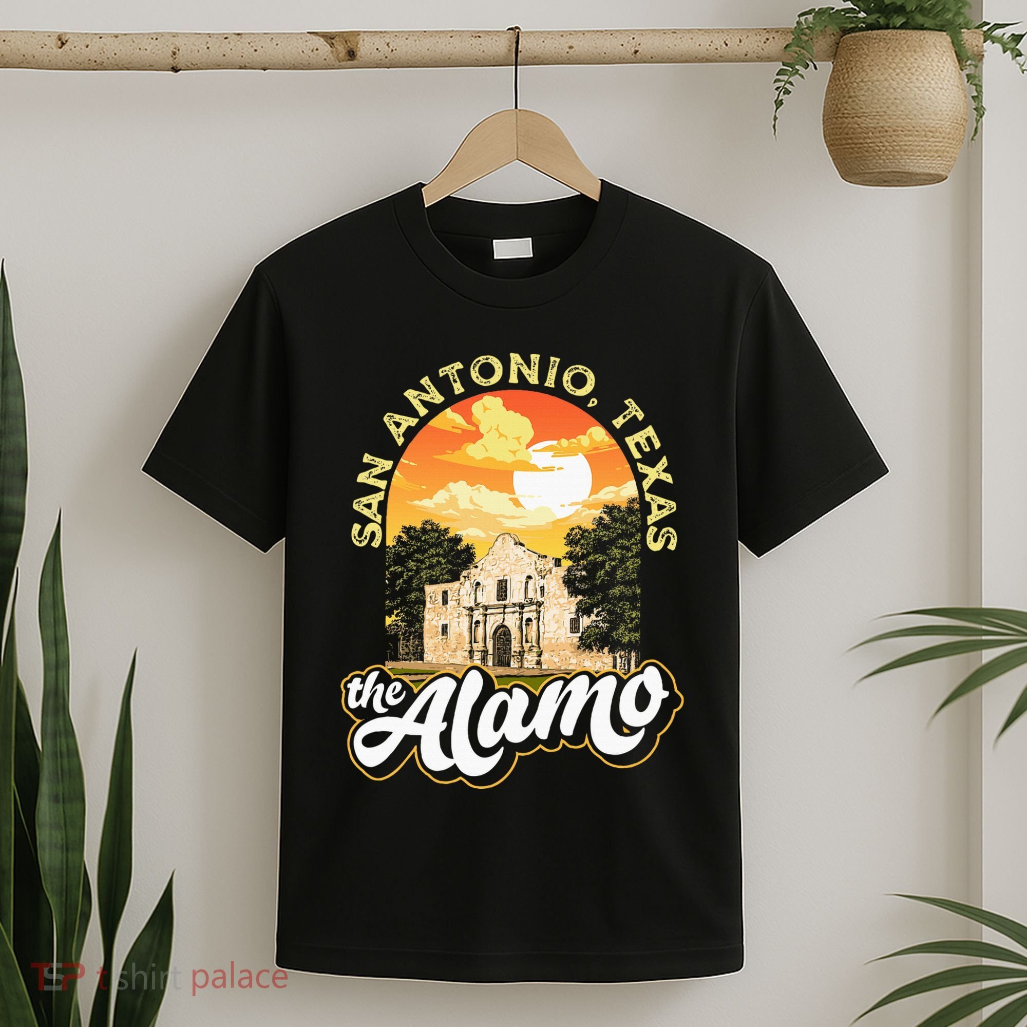 The Alamo San Antonio Texas Mission Vintage Retro Remember T-Shirt