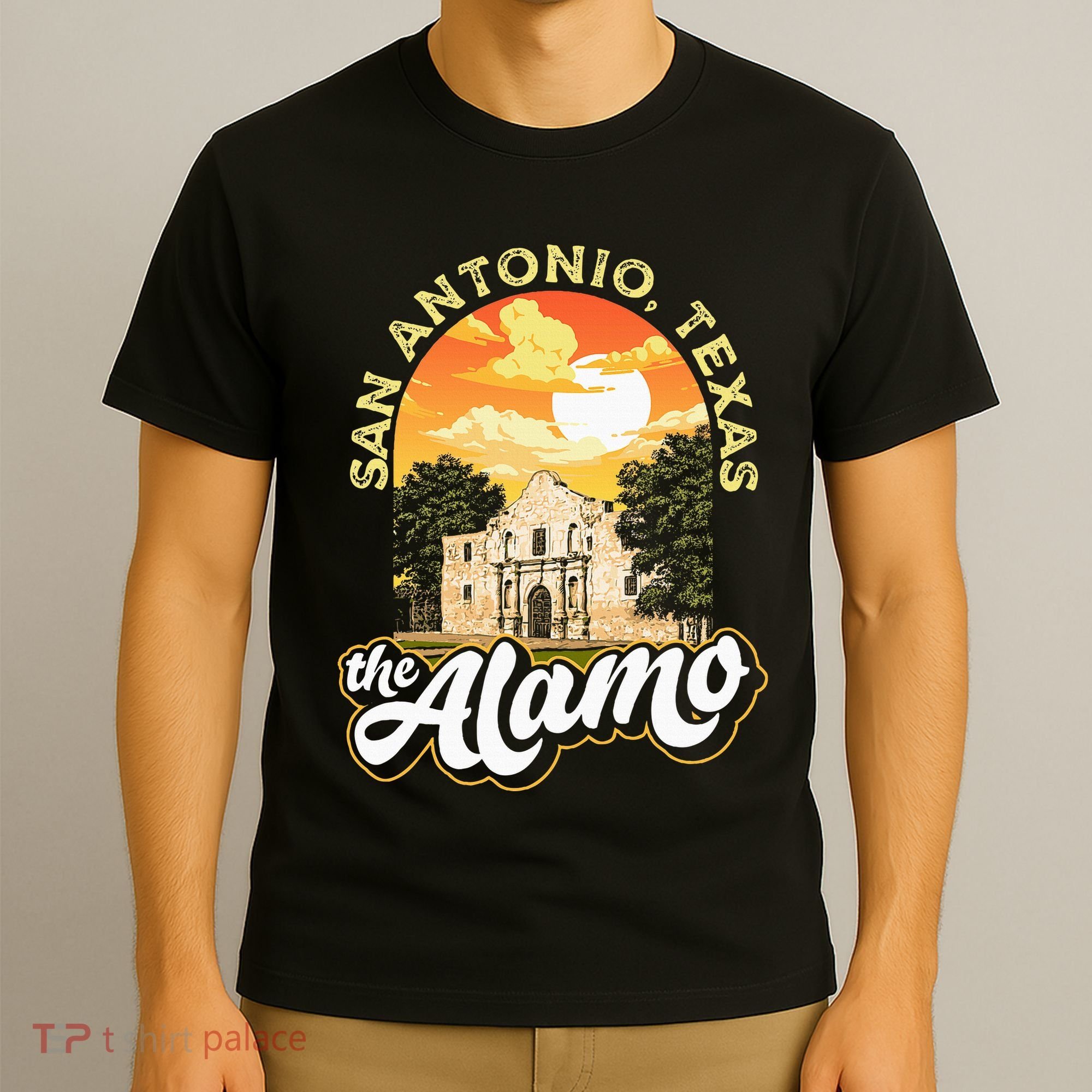 The Alamo San Antonio Texas Mission Vintage Retro Remember T-Shirt