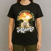 The Alamo San Antonio Texas Mission Vintage Retro Remember T-Shirt thumb 4