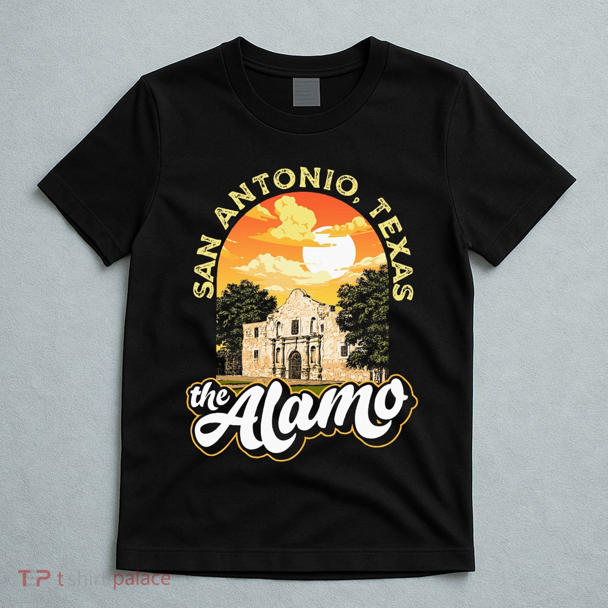 The Alamo San Antonio Texas Mission Vintage Retro Remember T-Shirt