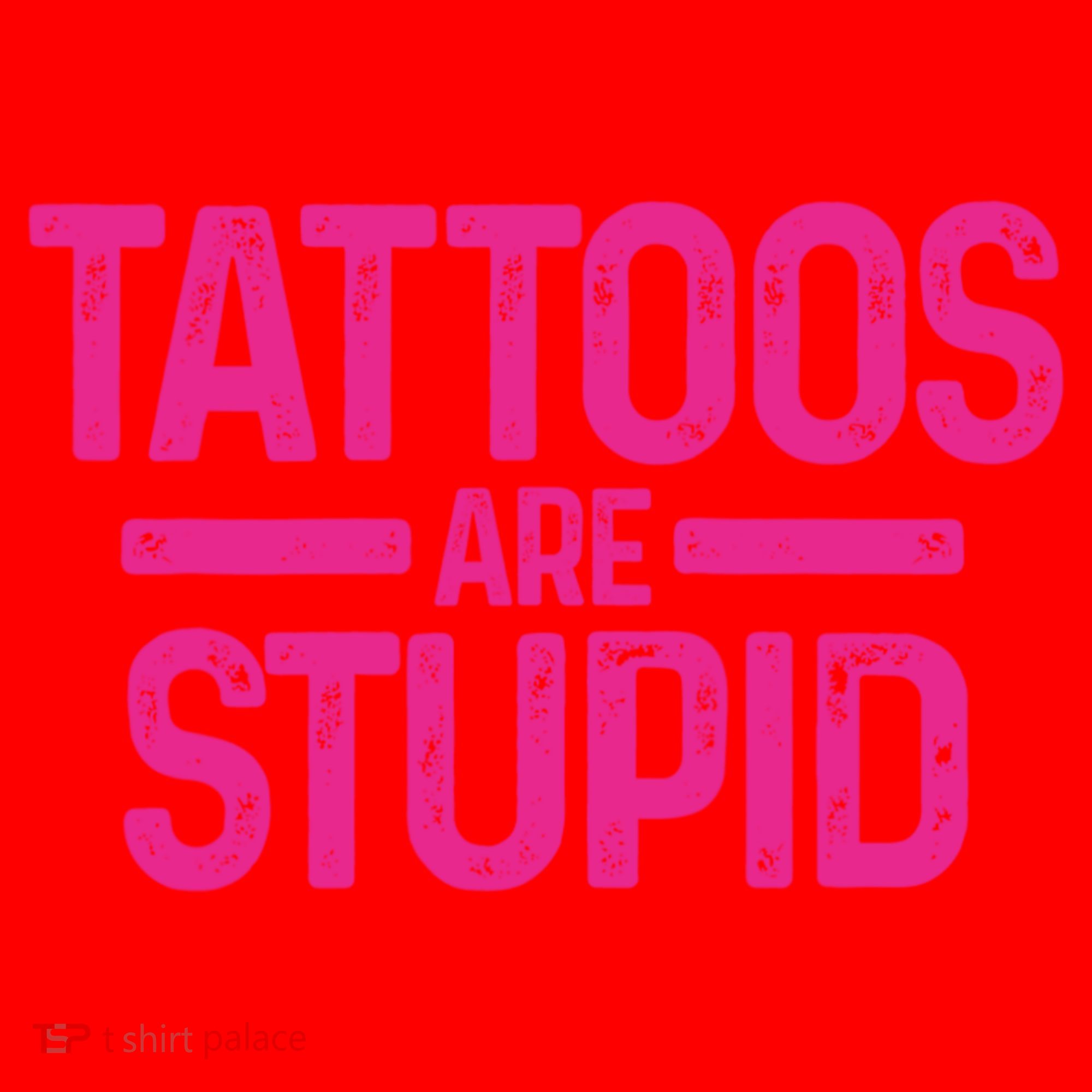 Tattoos Are Stupid Sarcastic Santa Hat