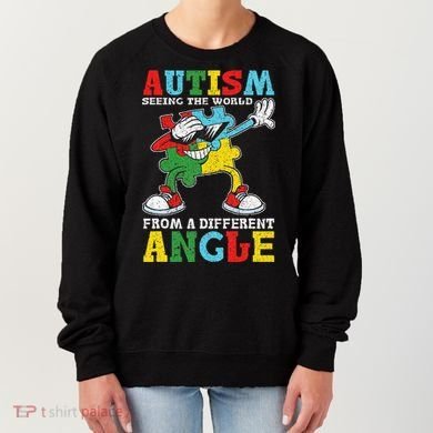 Teacher Autism Seeing The World From A Different Angle Women's Sweatshirt