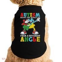 Teacher Autism Seeing The World From A Different Angle Doggie Tank thumb 0